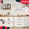 KOTARBAU® Kitchen Furniture Handle Classic Modern Oblong Long Matte Black 289 MM Spacing 256 MM Set of 2
