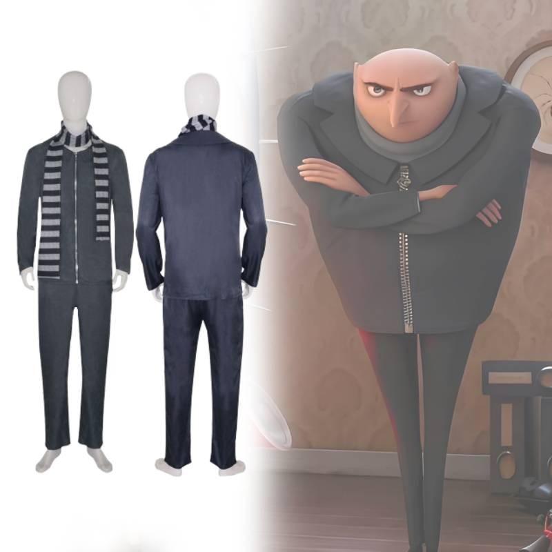 Stylish Gru Cosplay Outfit For Despicable Me Featuring Soft And Stretchy Fabric For Events