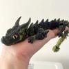 3D Printed Magic Dragon Movable Joint Fidget Toy Rotatable Articulated Home Office Desktop Ornament Adults Kid Toys Crafts Gifts