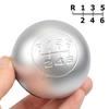 6 Speed Car Manual Gear Shift Knob Chrome Car Gear Shift Knob Shifter Lever Handball For Alfa Romeo Giulietta 2010-2019