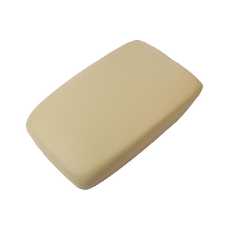 1pcs For Toyota 09-14 highlander center armrest cover utility box leather cover бежевый