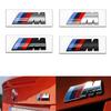 VYOJ1 1Pcs M Logo ABS Sticker Car Fender Side Emblem For BMW M1 M5 M4 M6 M2 M3 M7 G01 F30 F48 E83 F39 F10 Rear Trunk Badge Accessories