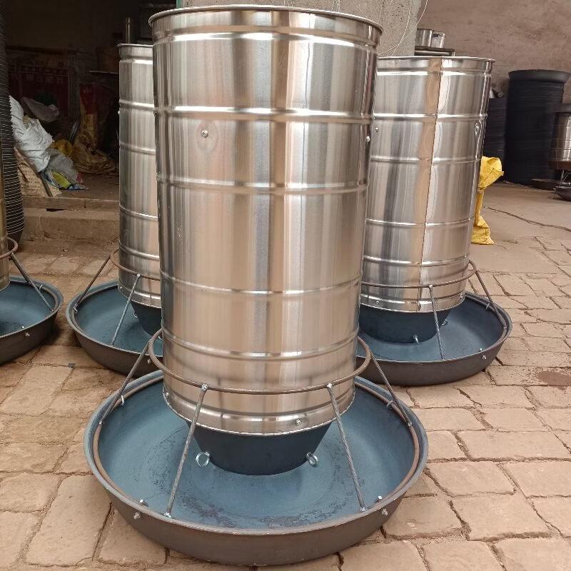 Aokewen 100kg Automatic Stainless Steel Livestock Feeder