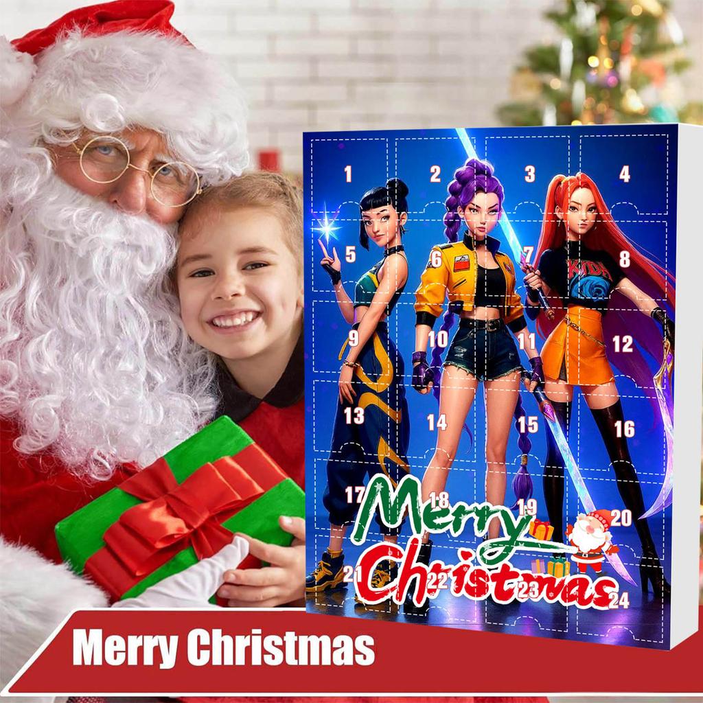 Calendario de Adviento Incluye 24 Decoraciones Navideñas. Calendario de llegadas Cuenta atrás para Navidad