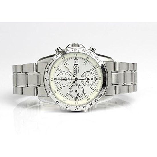 SEIKO SPIRIT Wristwatch Watch Chronograph 10 ATM Water Resistant Quartz LumiBrite Mens