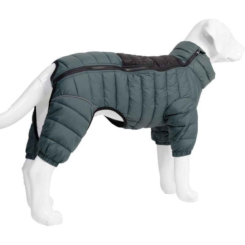 S-4XL Dog Thicken Cotton-padded Coat Pet Warm Down Jacket Windproof 4 Legs Pet Outfit Winter Greyhound Husky Chihuahua Clothes