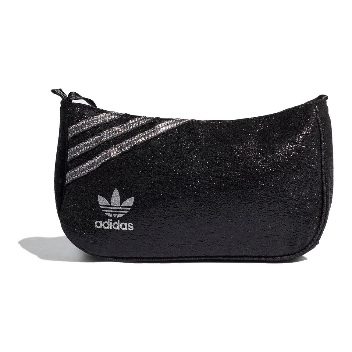 Adidas Originals Classic Three Stripes Small Logo Shoulder Bag Women Shoulder Bag Black GN2141 Black