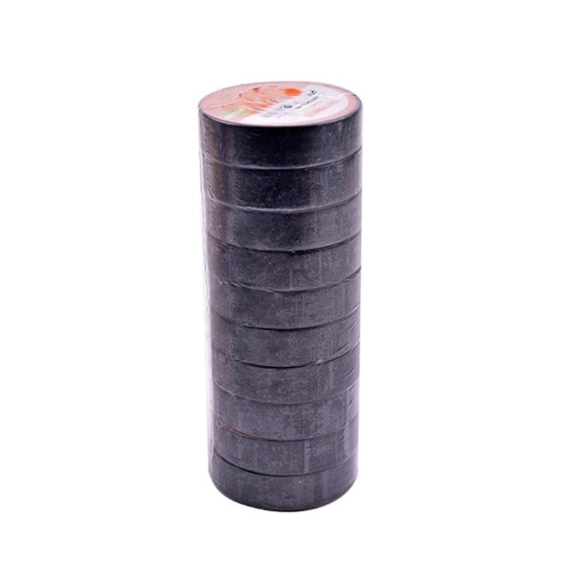 10 Roll Electrical Insulation Tape High Temperature Resistant PVC Insulating Tape for Wire Cable Splices Easy to Use