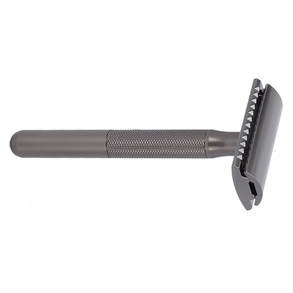 Safety Razor Professional Home Barber Shop Travel Portable Men Alloy Manual Shaver (Without Blade)