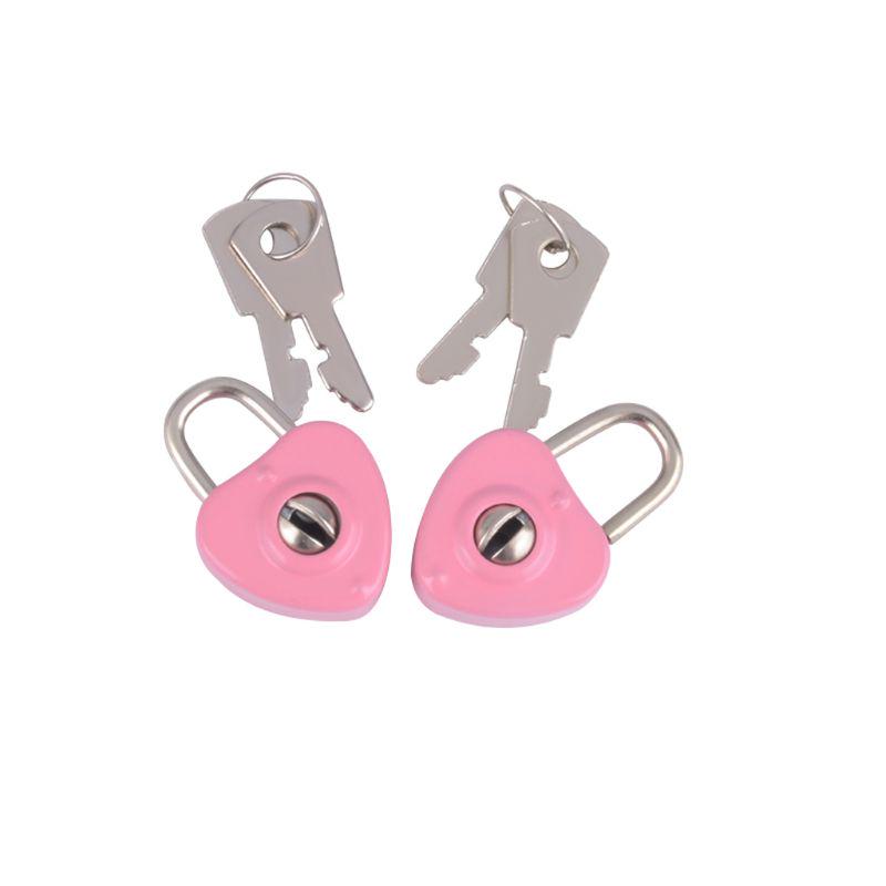 Mini Heart Shaped Lock with for Key Wedding Keyed Padlocks Cute for Wish Lock Personalized Love Padlock for Anniversary