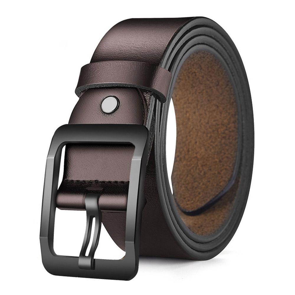 Casual Leather Belt Luxury Design Trouser Dress Belts Man Waist Strap
