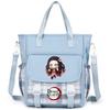 Demon Slayer Tote Bag Crossbody Bag Carrying Bag Shoulder Bag for Teenager Girl Boy Back To School Bag Men Women Leisure Travel Bag Mochila