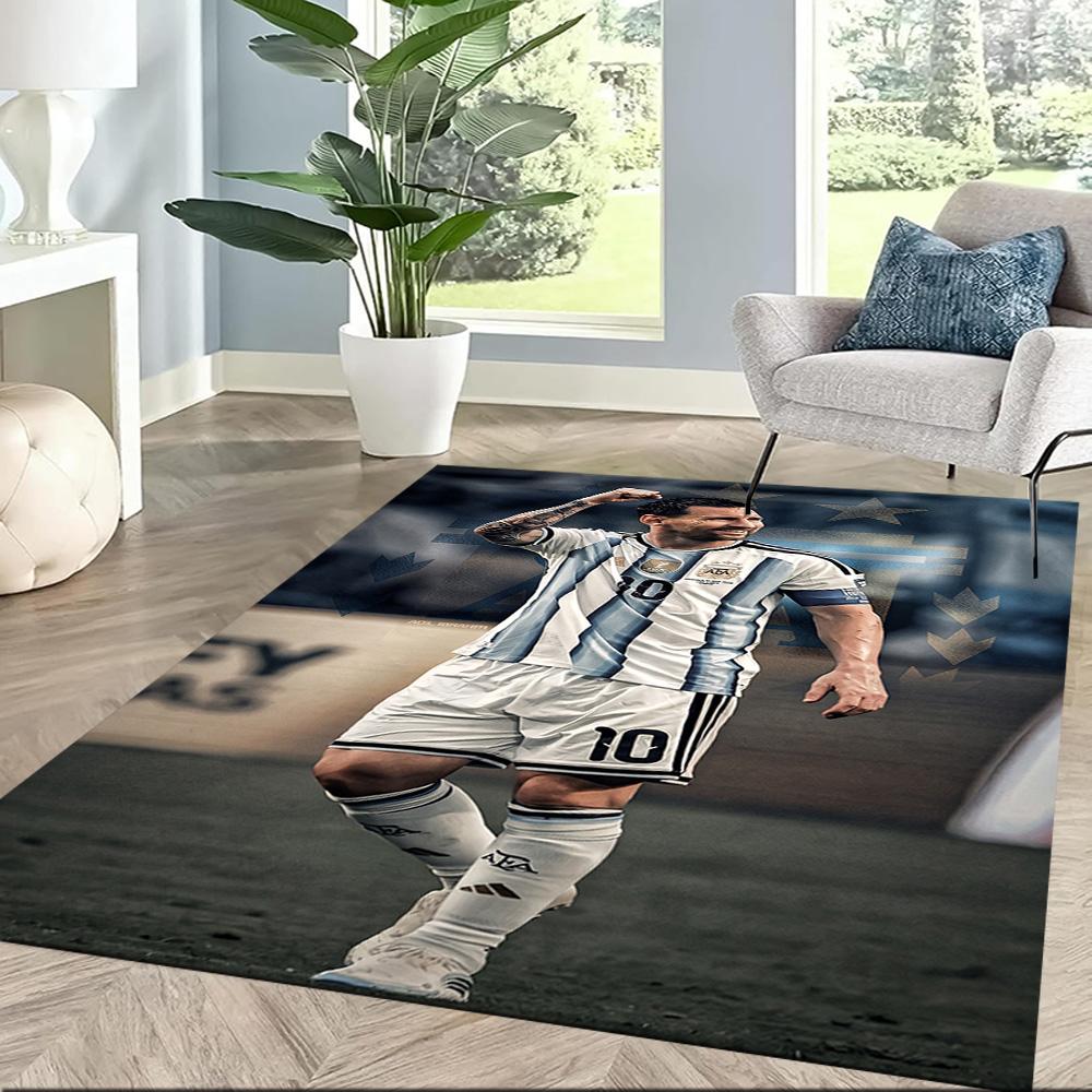 Messi 149 Area Rug Suitable for Bedrooms Decorate Room Living Rooms Entryway Antislip Carpet Office Home Decor Perfect Birthday/Christmas Gift Idea