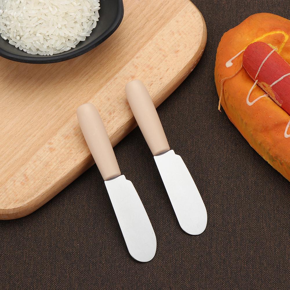 1/2pcs Eco-Friendly Cutlery Stainless Steel Kitchen Accessories Butter Spatula Cheese Tools Cream Scraper