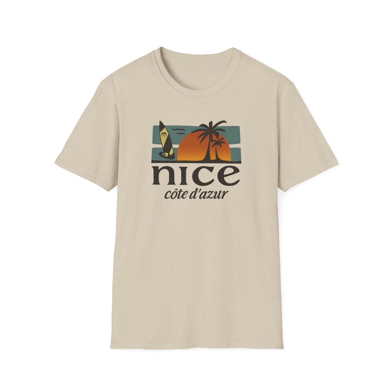 Nice cote d azur Beach Vibes , Shirt, Vacation Shirt, Coastal Fashion, [...] L