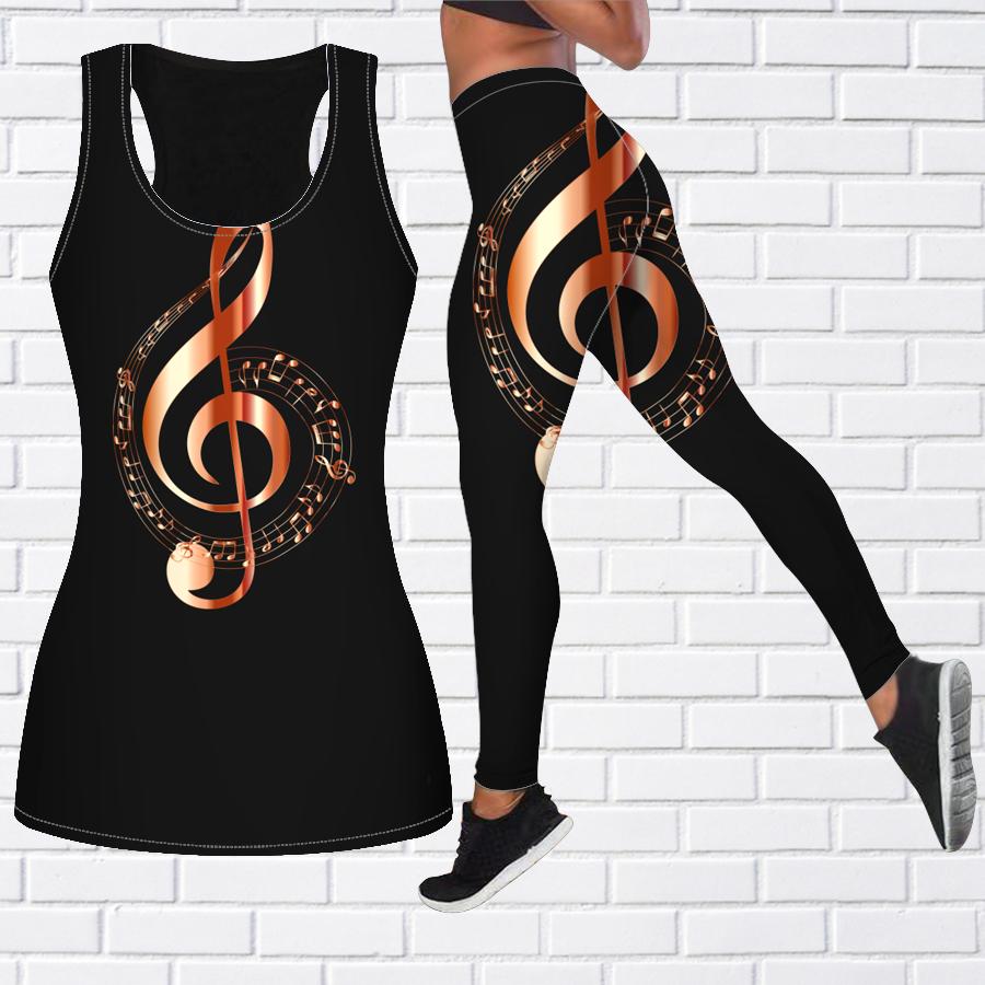 

Кристально-фиолетовый наряд для йоги с принтом нот для женщин, модные леггинсы для тренировок, спортивные повседневные штаны для фитнеса и йоги 8XL красный