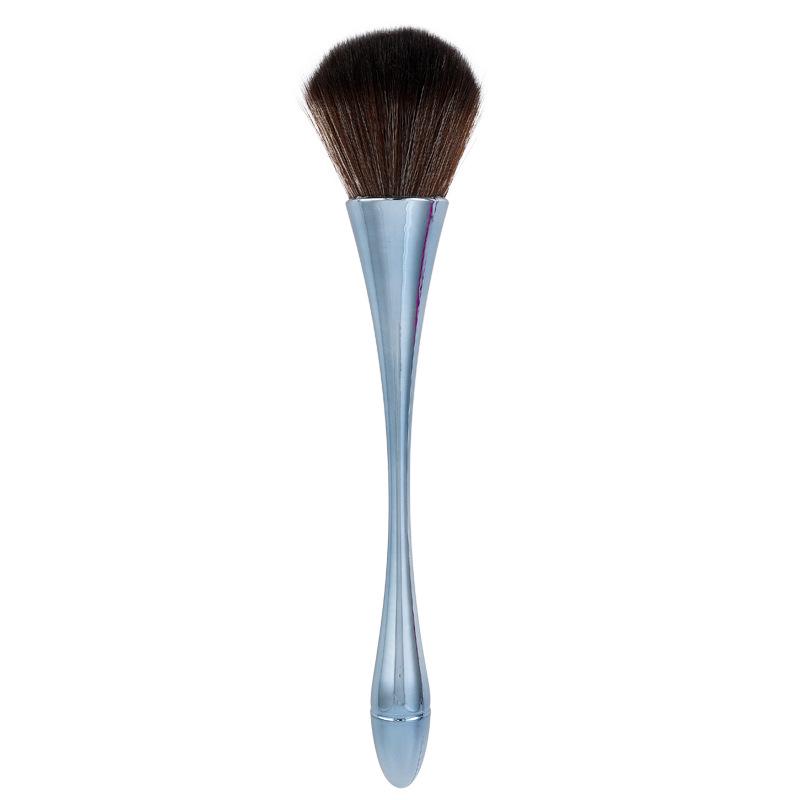 Compact Multi-Color Soft Makeup Brush for Powder & Blush in High-Footed Cup Design