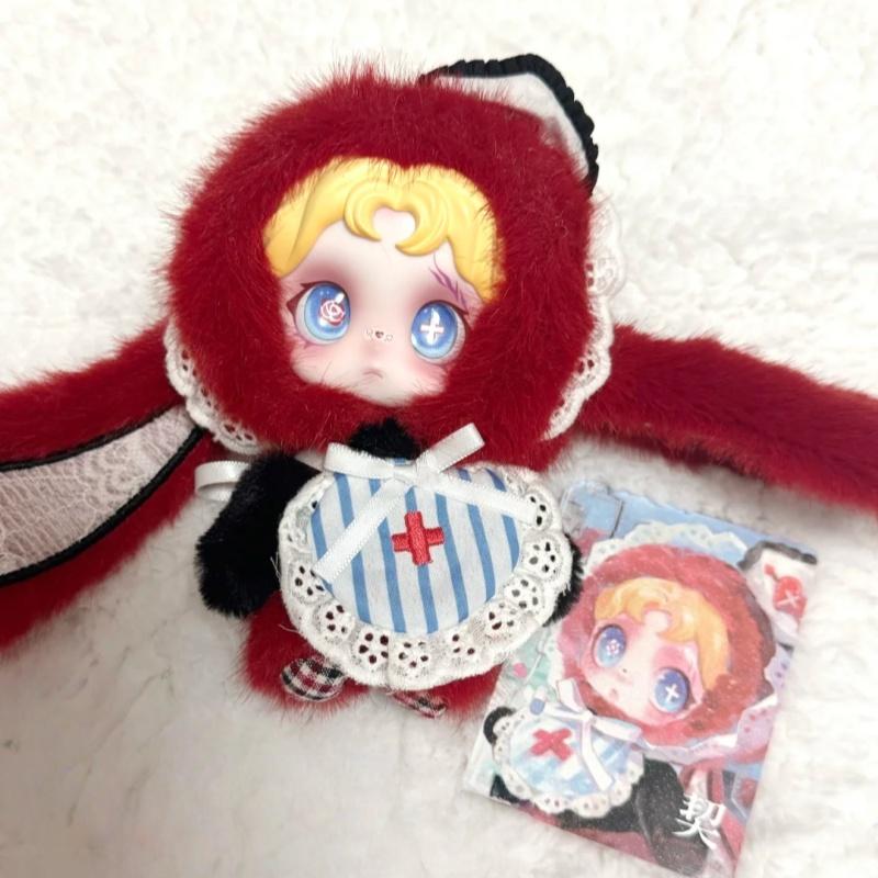 Genuine Ossia Plush Pricks Series Cute Trendy Vinyl Anime Action Figures Desktop Decoration Surprise Box Gifts Toys