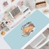 Mouse Pad MousePad Nonslip Lockedge Cute Illustration Office Student Gaming Thickened Cat Large Writing Pad Cushion