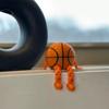 Sports Ball Figurine Collection,Miniatures Ball Sports Set with Articulated Leg, Funny 3D Printed Golf,Basketball,Soccer Desktop Decor,Office Desk