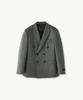 STCO Italy Marlane Striped Double-Breasted Jacket Khaki (Classic Fit)_Ssjwd94Dtk