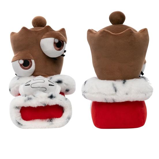 Circus Plush Toy Cartoon Character Stuffed Animal with Crown & Cape 21cm Soft Fantasy Animal Doll Birthday Gift for Kids Fans