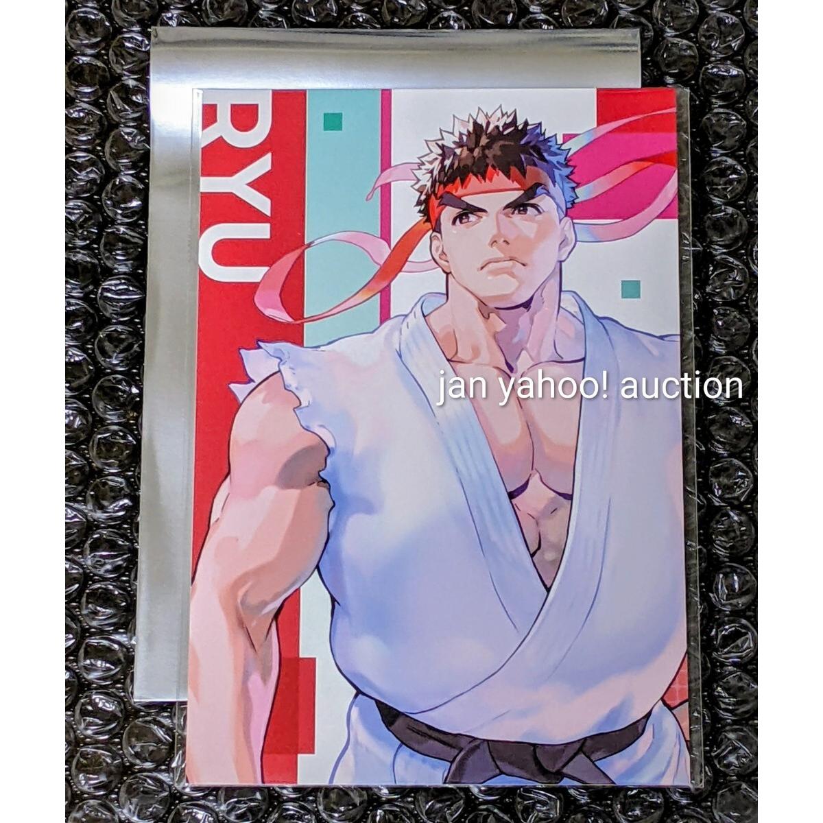 Used Capcom Store Ikebukuro Limited Purchase Bonus Not for Sale Chisato Mita Postcard Street Fighter Ryu Illustration Card Street Fighter 6