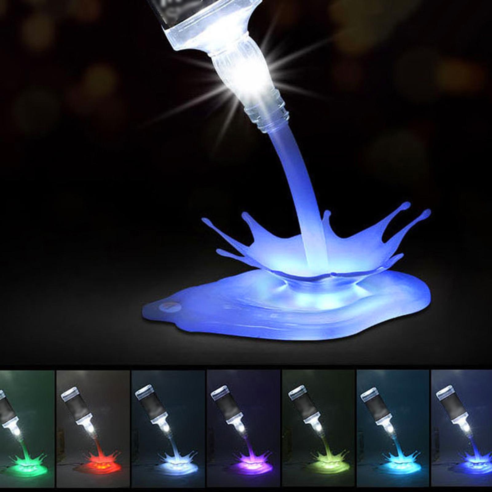 

Портативная энергосберегающая декоративная лампа с белым дном и белым светом в виде бутылки вина Multicolor light