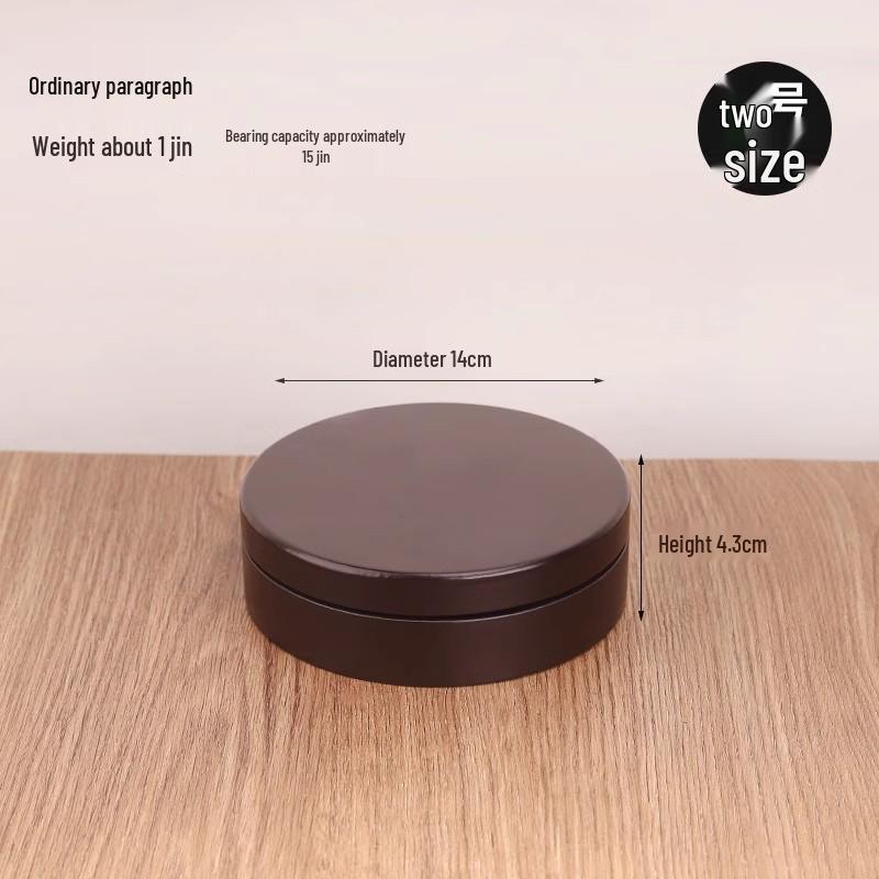 Creative Round Vase Stand: Imitation Rosewood Mixed with Solid Wood - Ideal for Jade, Stones, Ornaments, Incense, or Flowers