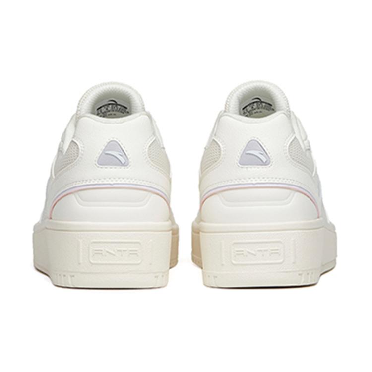 New Anta Abrasion Resistant Low top Skateboard Shoes Women's White 922148066-3