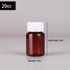 Clear Plastic Wide-Mouth Bottle for Liquid/Solid/Powder Storage, Bead Organizer, Medicine Container, 30ml.