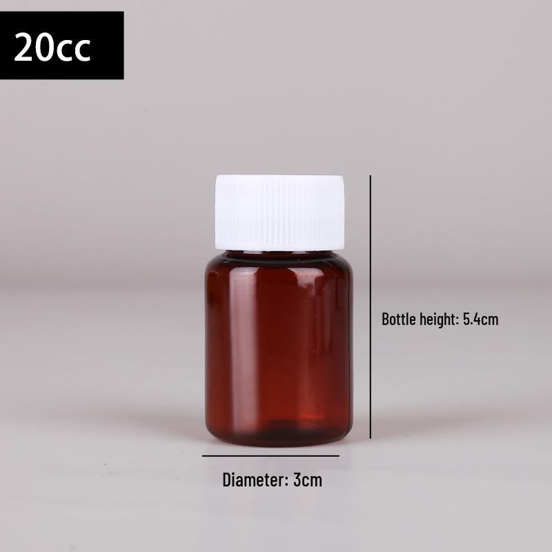 Clear Plastic Wide-Mouth Bottle for Liquid/Solid/Powder Storage, Bead Organizer, Medicine Container, 30ml.