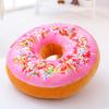 38/60cm Donut Food Toy Colorful Stuffed Ring Shaped Decor Plushie Head Pillow Seat Cushion for Chair Indoor Floor Sofa Gift
