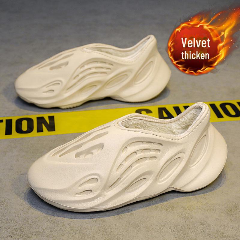 Men's Waterproof Winter Cotton Velvet Sneakers: Cross-Border, Large-Size, Casual Lazy Slip-Ons, Model 700