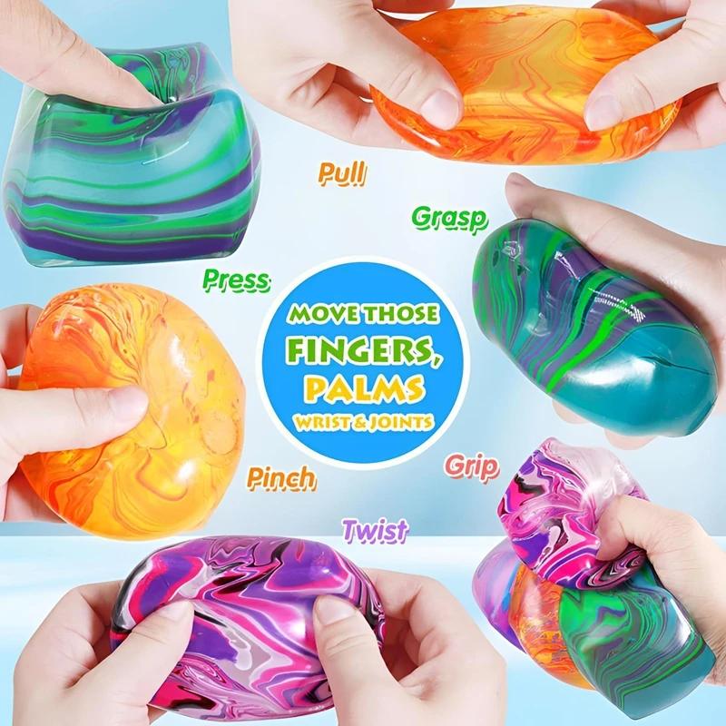 Needoh Snowflake Lce Cube Malt Sugar Squishy Blind Box Stress Relief Slow Rising Squeeze Toy Anti-Anxiety Fidget Toy