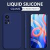Quadratische Flüssigsilikonhülle für Xiaomi Redmi Note 13 12 11 10 Pro 11S Mi 11 Lite 10T 11T 12T 13T Pro Stoßfeste Dünne Rückabdeckung