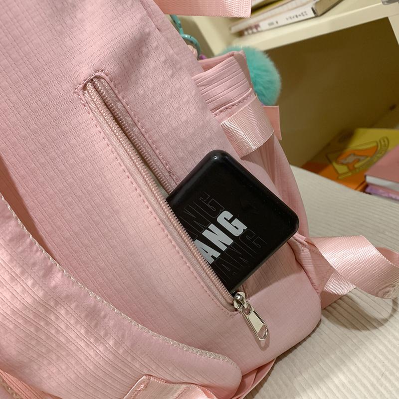 Large Capacity Junior High School Student Schoolbag Girls Travel Lightweight Backpack