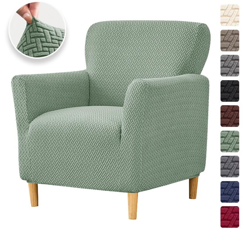 Yto Household Items Unisex 1Pc Stretch Sofa Armchair Slipcover Barrel Tub Sofa Cover Jacquard Couch Cover Furniture Protector For Bedroom Home Living Room