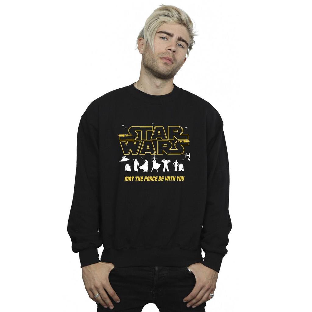 Star Wars Mens Silhouettes Force Sweatshirt