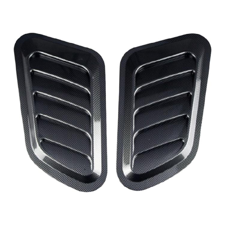 2-pack ABS Dekorativa Bilhuvsventiler Luftintagsskydd Lämpliga för Minskning av Vindhastighet och Förbättring av Fordonsbalans