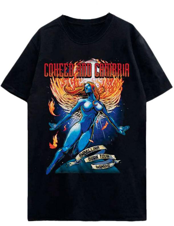 New Coheed and Cambria Ambellina Band Rock Black Unisex Full Size T-Shirt XXXL