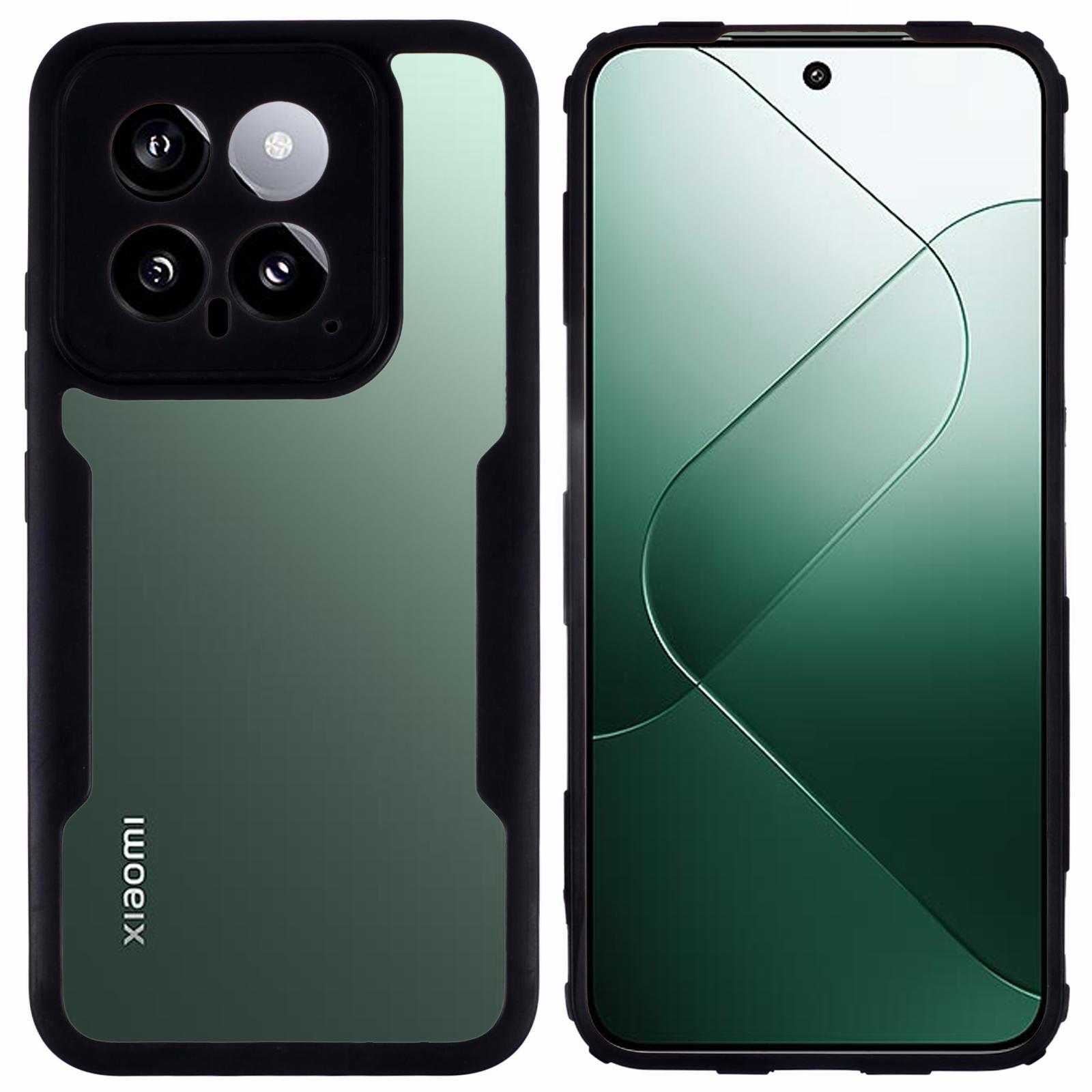 

For Xiaomi 14 Cell Phone Case Acrylic+TPU Drop-resistant Shell A