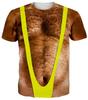 Hairy Chest Men T Shirt 3d Printed Muscle Fake Abs T-shirt Cosplay Costume Tee Shirts Summer Women T-shirt Clothing T-shirt