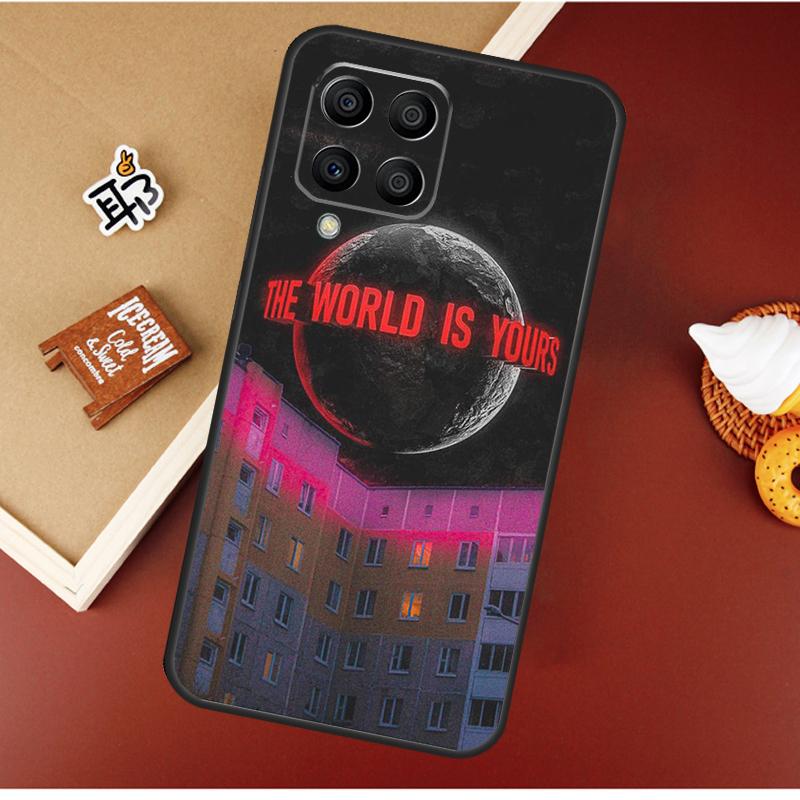 Scarface The World Is Yours Case For Samsung Galaxy M55 M35 M15 M56 M36 M16 M06 M31 M13 M33 M53 M12 M32 M52 M14 M34 M54