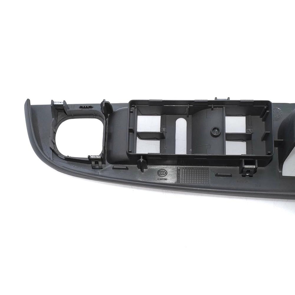 Car Interior Front Door Window Switch Bezel Trim 1K4868049C For Jetta MK5 2005-2010 For Golf MK5 2006-2009 Plastic Black Accesso