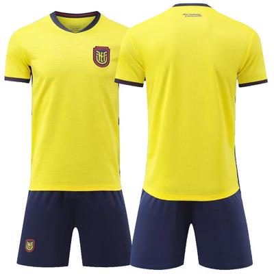 Ecuador 2026 World Cup Home & Away Quick-Dry Men's Soccer Kit - Short Sleeve
