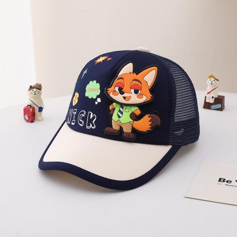 Kids Cartoon Baseball Cap Spring Summer Sun Protection Visor Hat For Boys Girls Cute And Versatile Outdoor Wear