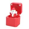 Christmas Box Funny Gift Decorations Fun Hilarious Ornament with Waving Figure for Desk Home