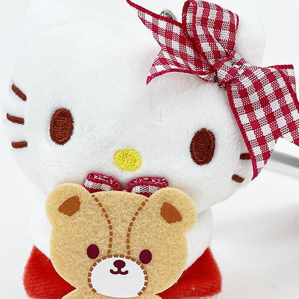 Sanrio Hello Kitty Oshi-Iro Mascot Red Keychain Ball Chain