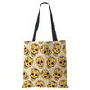 Abstract Art Skull Horror Print Shopping Bags Women Folding Reusable Customize Tote Shoulder Bag Canvas Groceries Handbags 2022 CLE